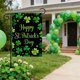 thumbnail image 5 of Decoraciones para el Día de San Patricio, Accesorios para el Día de San Patricio, Regalos para el Día de San Patricio. Bandera de jardín de doble cara con diseño de "Feliz Día de San Patricio", bander, 5 of 6