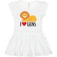 thumbnail image 3 of Inktastic I Love Lions Girls Baby Dress, 3 of 5