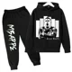 thumbnail image 4 of Ropa para niños Conjunto de sudadera con capucha para niños y pantalones de sudadera Conjunto deportivo de 2 piezas para niños y niñas Ropa estampada de Mbappé, 4 of 5