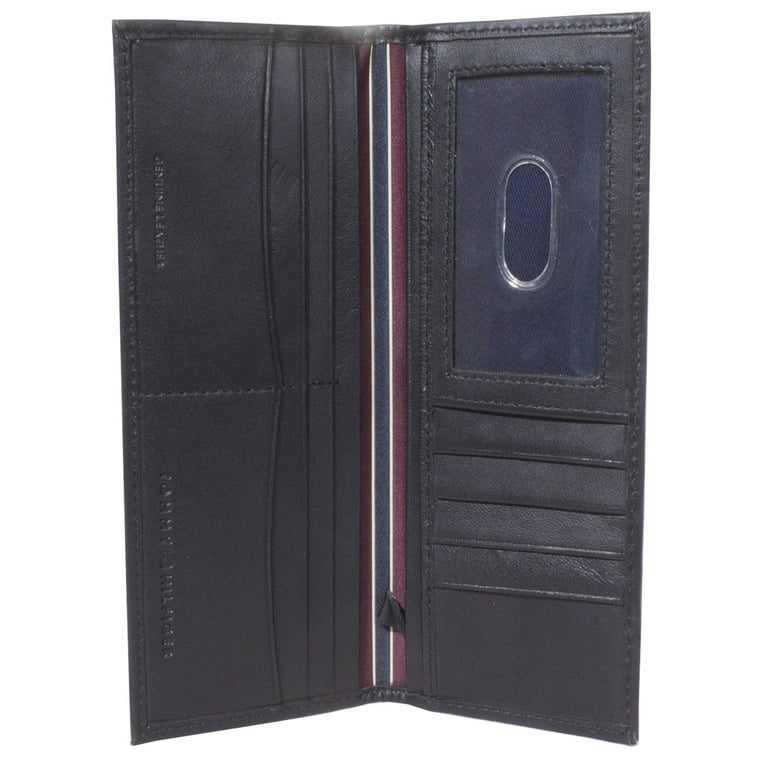 Tommy Hilfiger Men s Secretary Valet Bifold Wallet Black 31TL19X014