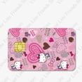 thumbnail image 4 of Hello Kittys-pegatina de tarjeta de débito y crédito, calcomanía de Anime Sanrios Diy, Kirby, impermeable, póker, película adhesiva, piel para Chip grande y pequeño, 4 of 4