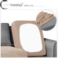 thumbnail image 4 of Housse de Coussin Extensible Housse de Coussin de Canapé Protecteur de Meubles Housse de Siège de Canapé pour Canapé 3 Pcs Housses de Coussin pour Canapé, Sable, 4 of 7