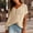 A1_Beige, variant on Peasant Tops for Women Linen Cotton Button Shirts Loose Fit Batwing Short Sleeve Notch Neck Blouses Soft Comfortable Work Blouses Fashion Blouses Dressy Shirts Gauze Peasant Blouse Brown 4Xl