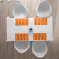thumbnail image 4 of Ambesonne Oriental Place Mats Set of 4, Folk Style Hand Pattern, Standard Size, Orange Yellow and White, 4 of 5