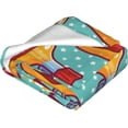 thumbnail image 2 of Yibo Pink Floral Blanket Flannel Soft and Comfortable Anti-static Bed Sofa Blanket, 2 of 8