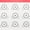 Red-White, variant on REGALWOVEN 1 Pack Silicone Baking Mat with Circles, Non Stick Macarons Mat Cookie Sheet Liner Red 16.5x11.6in
