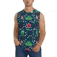 thumbnail image 1 of Kdxio Débardeur de Noël pour Hommes, T-Shirts de Musculation Sans Manches Décontractés-3TG, 1 of 7
