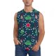 thumbnail image 1 of Balery Christmas Camisetas sin mangas para hombre, absorbe la humedad y protege contra el mal olor.-Large, 1 of 7