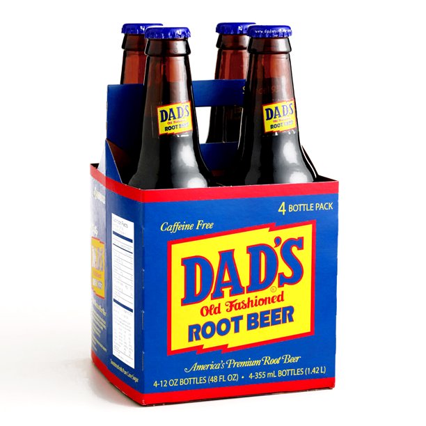 Dad's Root Beer 4Pack 12 oz each (4 Items Per Order)