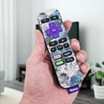 thumbnail image 3 of Skin Decal Wrap Compatible With Roku Express Remote Sticker Design Baby Blue Designer, 3 of 5
