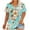 Print 03, variant on Women's T-Shirts Oversized Cute Floral Printing Short Sleeve Shirt Casual Gradient Color Blouses Top V-Neck Summer Loose Breathable Plus Size Pullover Tops Print 01 5XL