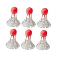 thumbnail image 1 of S SERENABLE 6Pcs LED Badminton Balls Shuttlecocks with Light for Beaches Garden Backyard Red, 1 of 9