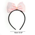 thumbnail image 3 of Unique Bargains 1 Pc Big Butterfly Sequins Headband Christmas for Women for Girls Pink, 3 of 6