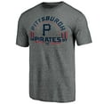thumbnail image 2 of Men's Gray Pittsburgh Pirates Team Freedom Tri-Blend T-Shirt, 2 of 3