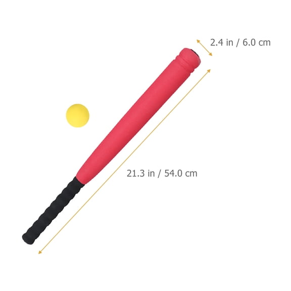 21 Inches EVA Baseball Bat Outdoor Children Training Baseball Yard Children Baseball Toys Wear-Resistant Outdoor Sports Supplies