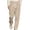a-Khaki45172, variant on Mens Solid Color Cable Knit Textured Pants Elastic Waist Drawstring Loose Fit Casual Trousers For Daily Wear Comfort Leisure Bottoms