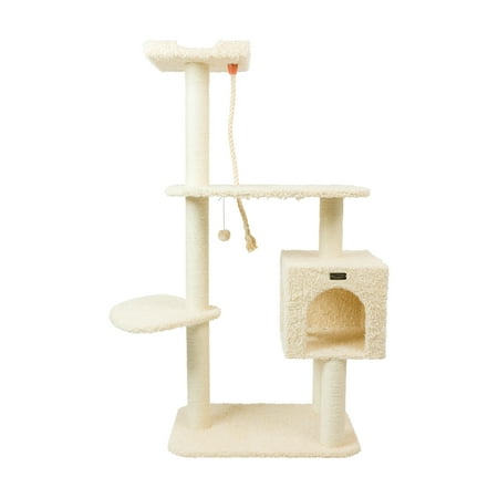 UPC: 0815481011274 | Armarkat Classic real wood Cat Tree Model A5708  57 inch Beige