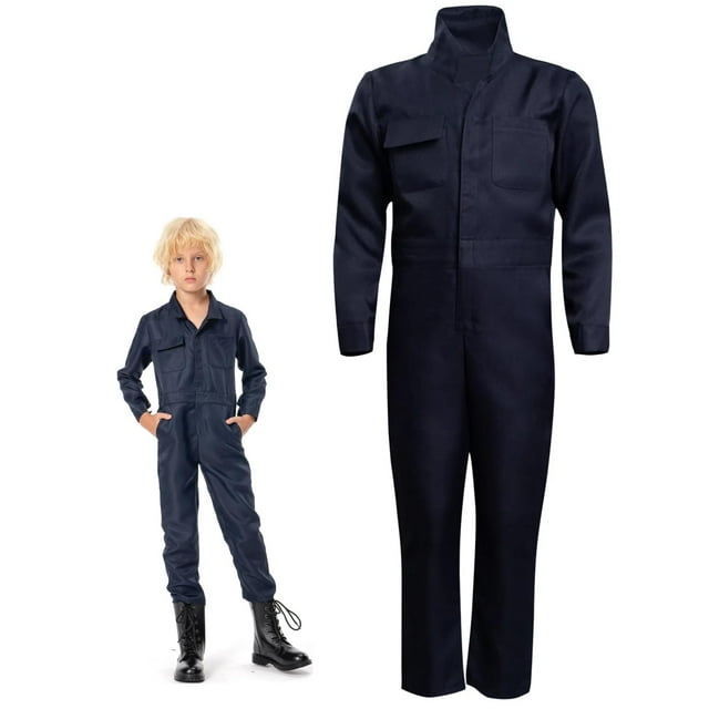 Costume de Tueur pour Enfants Combinaison Costumes Effrayants d'Halloween pour Enfants