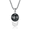 Black Obsidian, variant on Baseball Accessories - Baseball Stuff - Baseball Necklace - Baseball Fan Jewerly (Black Obsidian)