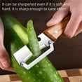 thumbnail image 4 of 2PC Stainless Steel Vegetable Peeler for Kitchen with Wooden Handle and Bottle Opener, 4 of 6