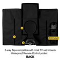 thumbnail image 2 of Protective cover for outdoor TV, terrace and garden screens and televisions - Waterproof and resistant - Black - 22inch-24inch - Compatible with a sta, 2 of 5