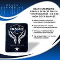 thumbnail image 7 of Just Funky Death Stranding Fragile Express Fleece Throw Blanket / 45 x 60 Inch Cozy Blanket, Blue, 7 of 7