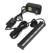 Grtxinshu 4 Sizes Aquarium Submersible Air Bubble LED Light Fish Tank Colorful Waterproof + Remote Control 16 Color