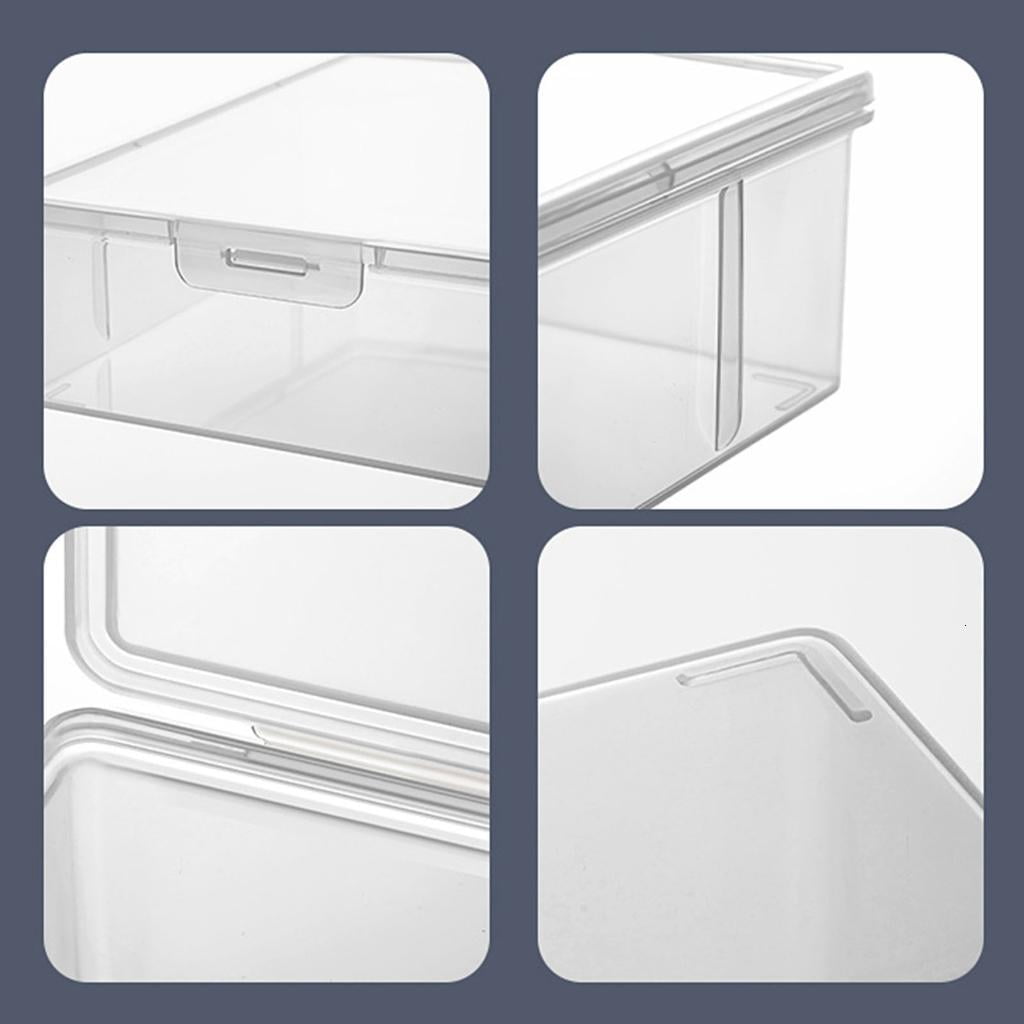 Giaone Clear Storage Container for Photos and Scrapbooking Materials Document Holder