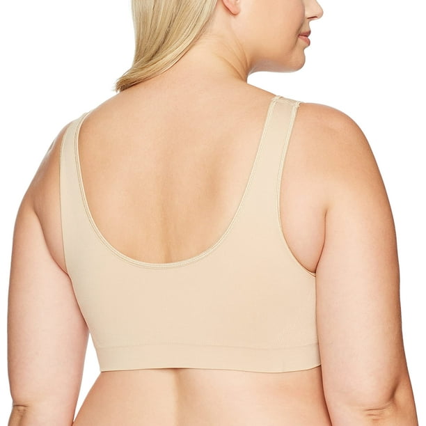 Bali Womens One Smooth All Around Smoothing Bralette, 3XL, Nude