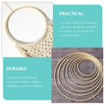 thumbnail image 2 of Dream Catcher Craft Ring Floral Dream Catcher Ring Bamboo Garland Wreath Ring, 2 of 4