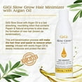 thumbnail image 5 of GiGi Slow Grow Hair Inhibitor Lotion with Argan Oil - Hair Regrowth Minimizer, 8 oz, 5 of 6