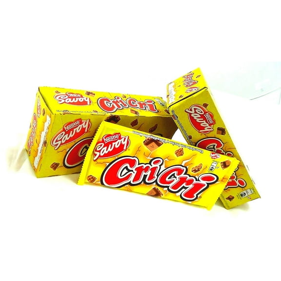 Savoy Cri Cri® Milk Chocolate Bars with Crispy Puffed Rice – 5-Pack (123g/4.33oz Each)