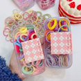 thumbnail image 3 of YAOBAMM Hair Rope 1 Set Hair Tie with Multi Styles Anti fall Tight Exquisite Vibrant Color Gift Soft High Elastic Simple Hair Ropes for Hair Accessories, 3 of 7
