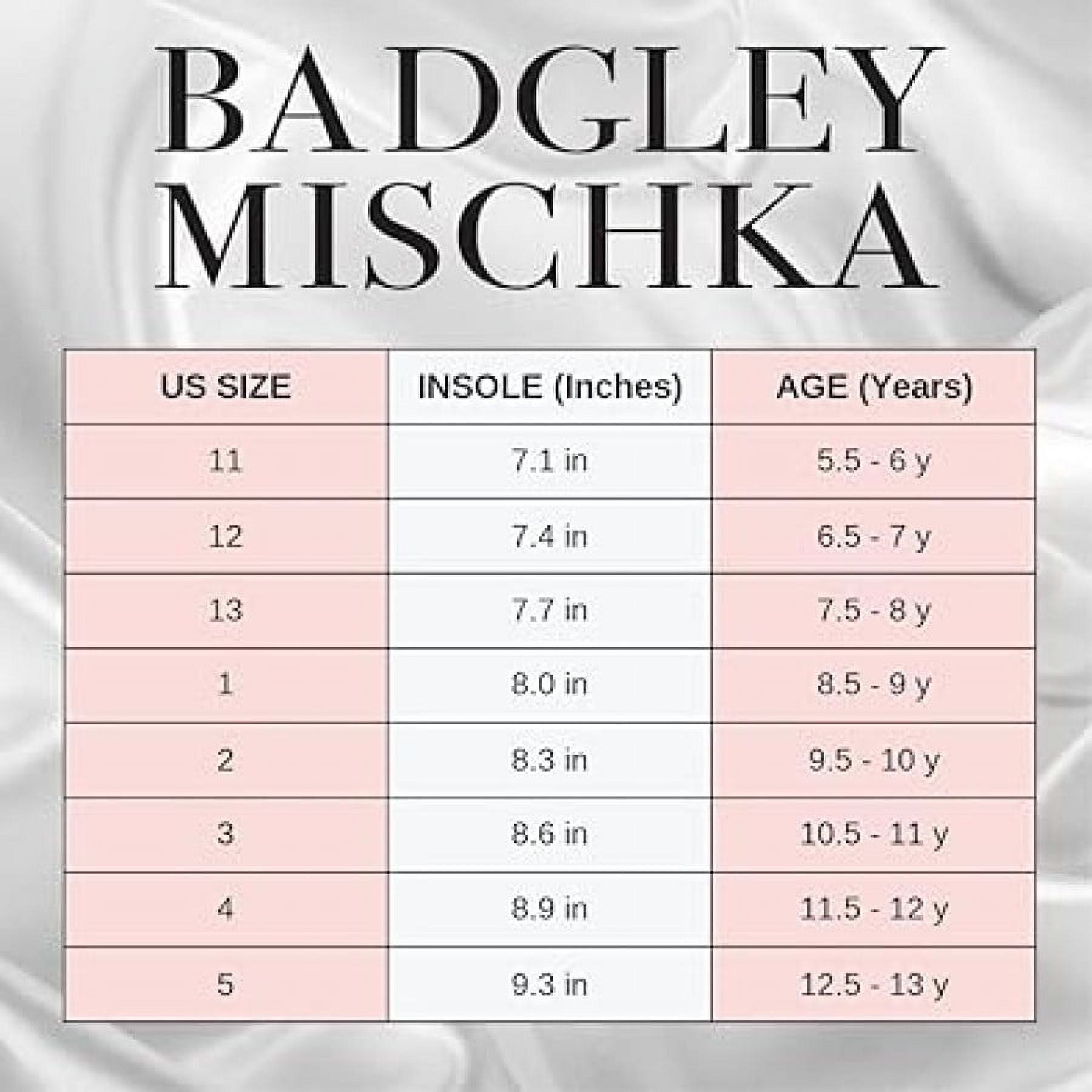 Badgley Mischka Little Kids Girls Block Heel Dress Shoes, Champagne, 11