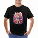 thumbnail image 2 of Cute Ccolorful Baby Tiger Tshirt Short Sleeve Lovely Baby Tiger With Flower Girl Woman Tee Top, 2 of 4