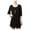 black, variant on BCX Womens Cutout Back A-line Dress, Black, Juniors, Small