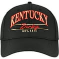 thumbnail image 2 of Men's-Ahead  Black Kentucky Derby Stratus Adjustable Hat, 2 of 4
