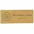 thumbnail image 3 of Customized Brass Sign, Caution, Welcome, or Business Sign, Customizable Text and Logo Options (5 x 2"), 3 of 4