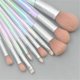 thumbnail image 3 of Set de maquillaje para labios: 10 pinceles con mango cónico, pincel transparente para pulir arena, 3 of 7