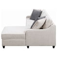 thumbnail image 4 of Mcloughlin Upholstered Sloped Arm Sectional Sofa Platinum, 4 of 14