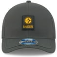 thumbnail image 2 of Men's New Era Charcoal Pittsburgh Steelers 2025 Sideline Cold Weather 9FORTY M-Crown Adjustable Hat, 2 of 5