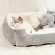 thumbnail image 4 of Camas para Perros Duraderas Y Cálidas para Perros Medianos/grandes, Cama Rectangular para Mascotas Engrosada con Suave Y Parte Inferior Antidesl gris Salvador cama de gato cachorro que se calienta, 4 of 9