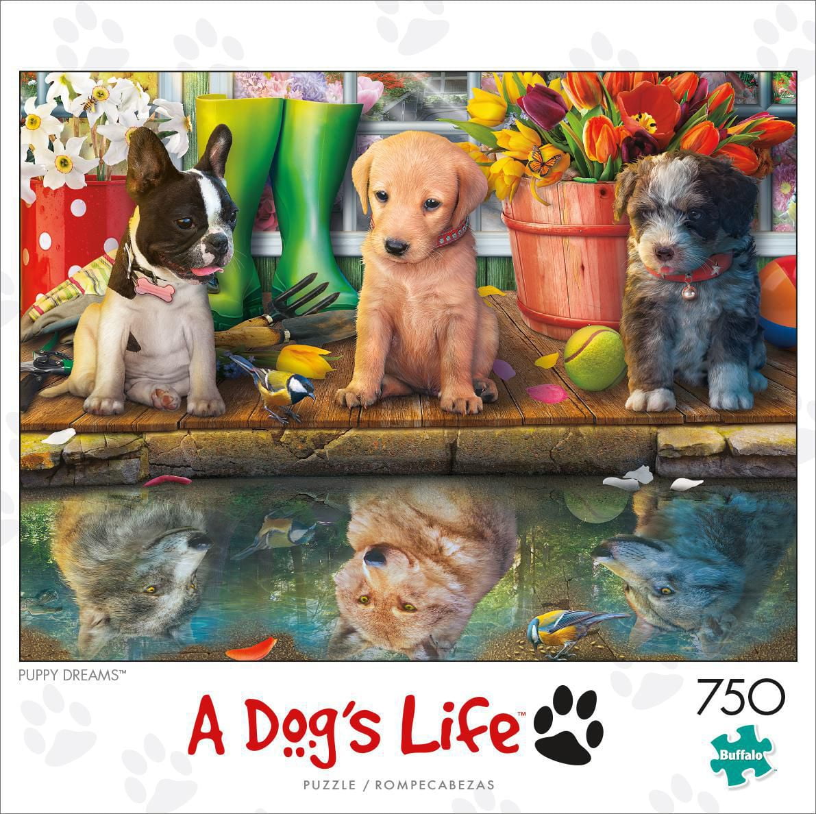 Buffalo Games A Dog's Life Puppy Dreams 750 Piece Jigsaw Puzzle