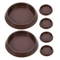 thumbnail image 7 of STRANDCHIC Compact Furniture Pads Brown Plastic Multi-Function Chair Wheel Stoppers Home Supply, 7 of 7