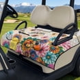 thumbnail image 3 of FUIALDOLG Bohemian Mandala Floral Cart Seat Covers Purple Boho Mandala Club Car Seat Covers Non-slip Comfort Easy to Install Golf Cart Seats Towel Blanket With 4 Pocket,51x30 Inch, 3 of 8