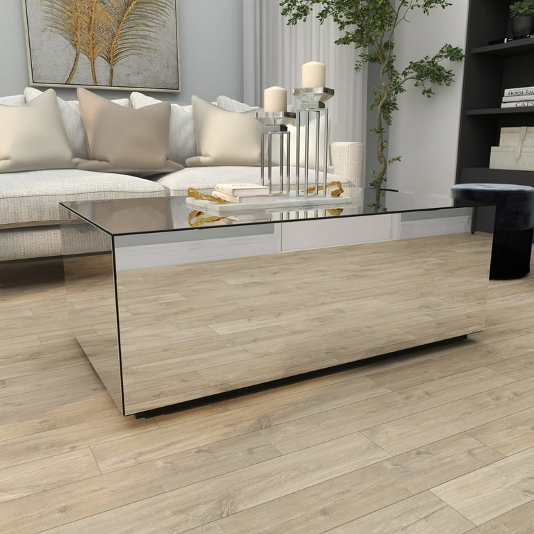 Mirror block coffee table discount
