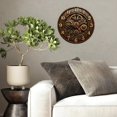 thumbnail image 4 of Vintage Wooden Gear Clock Wall Decor 10-Inch Silent Wooden Wall Clock, Battery Operated (AA Batteries Not Included), Artistic Home Decor, 4 of 8
