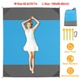 thumbnail image 6 of Moclever 108x96in Folding Camping Blanket, Water Resistant Sand Proof Beach Mat for 4-6 People, 6 of 10