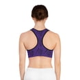 thumbnail image 4 of Effete Feline Claw Marks Scratch Sports Bra (AOP), 4 of 4