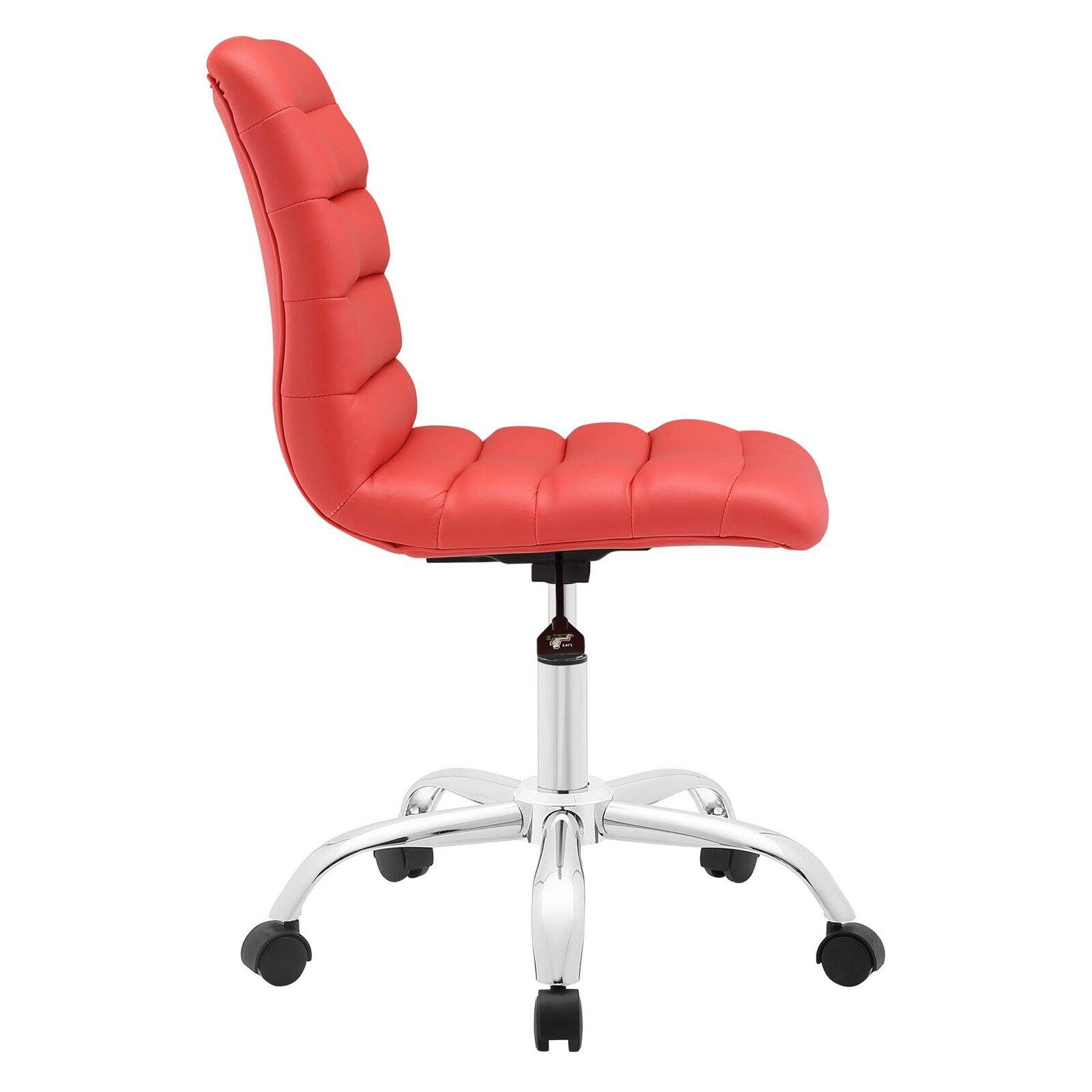 modway armless chair